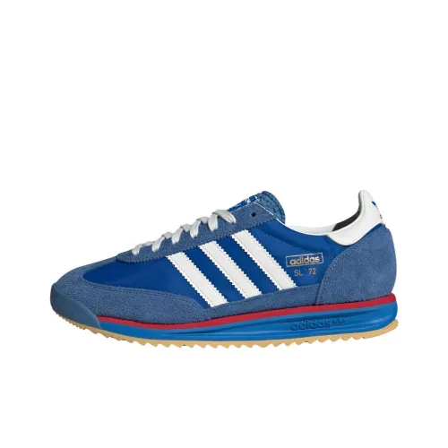 Adidas Originals SL 72 RS Slip-Resistant Низкий Топ Повседневная Обувь Унисекс Синий Белый