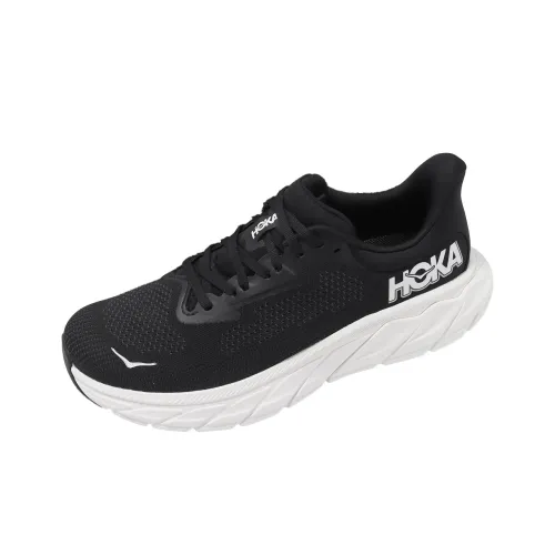 HOKA ONE ONE Arahi 7 Slip-Resistant Low-Top Беговые кроссовки Женские Черный Белый