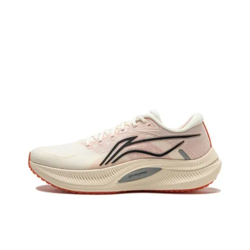 Yueying 4 Беговые кроссовки Низкий верх Бежевый Розовый Мужской