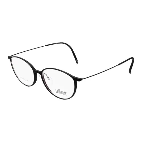 SILHOUETTE Titanium Square Оправы для очков Unisex Matte Black