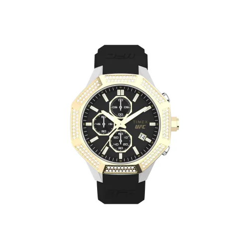 TIMEX Кварцевые часы черный циферблат унисекс