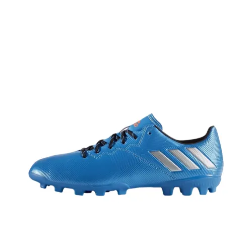 Adidas Messi AG Искусственная трава Искусственный шипы Противоскользящие Устойчивые к истиранию Футбольные бутсы Мужские Синий