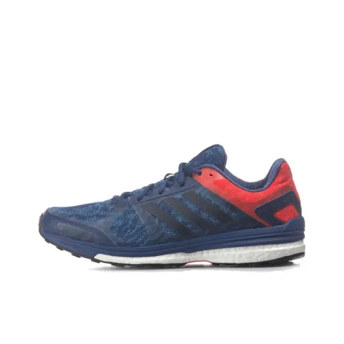 Adidas Supernova Slip-resistant Abrasion-resistant Low Top Беговые кроссовки Унисекс Blue