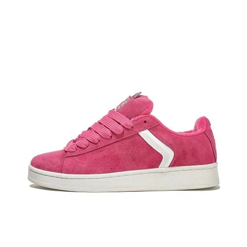 DILPI Slip-resistant Abrasion-resistant Low-top Skateboard Shoes Unisex Pitaya