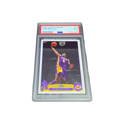 Topps Kobe 2003-04 Chrome Lakers PSA9 Оцененные Карты Kobe Bryant Сертифицированные 1 шт
