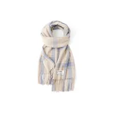 Голубой, бежевый, клетчатый