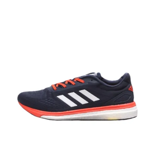 Adidas Slip-resistant Abrasion-resistant Low-top Беговые кроссовки Мужские Blue