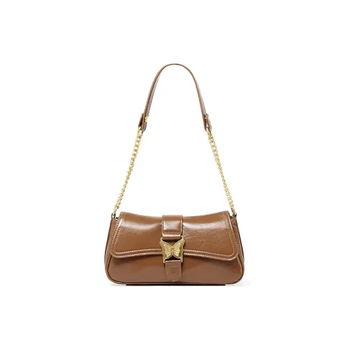 TUCANO ПУ (полиуретан) Сумка через плечо Сумка на плечо Женская Коричневая