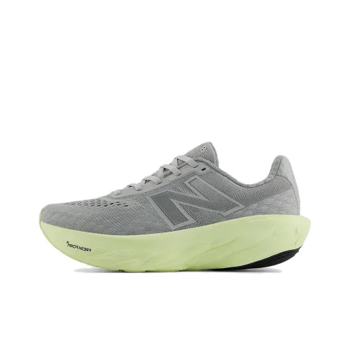 New Balance совместный бренд Fresh Foam X 1080 v14 Износостойкий и Легкий Низкий Топ Беговые кроссовки Женские Серый Зеленый