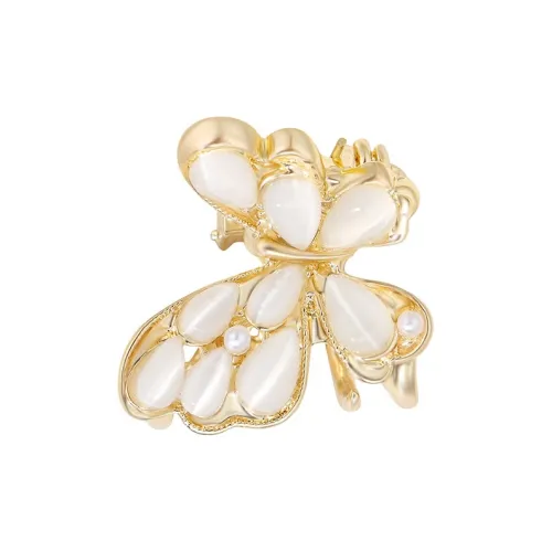 Yiru Сплав Гальванизированный Искусственный Глаз Кошки Искусственный хрусталь Заколка‑краб Женские