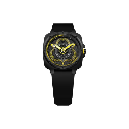 MXXSEE Коробка Greeting Card Writing Service Кварцевый механизм Силиконовый ремешок Мужские часы Черный циферблат