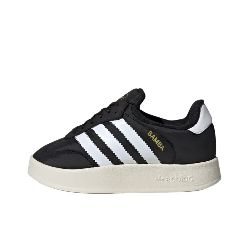 Adidas Originals Samba Устойчивый к истиранию Низкий Топ Детские Скейтбординги Черный Подростки