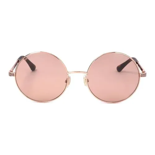 Jimmy Choo В зависимости от официального сайта Круглые Солнцезащитные очки Женские Розовые