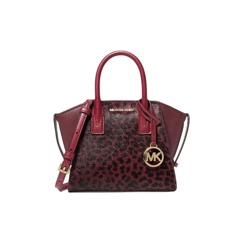 MICHAEL KORS Avril с коровьей замшей кожа через плечо одно плечо сумка женский цвет бычья кровь многоцветный