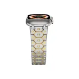 Восьмиугольный серебряный с средним золотом