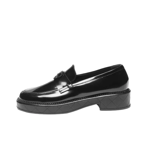 CHANEL 24K Лоферы 4CM Женские Черный