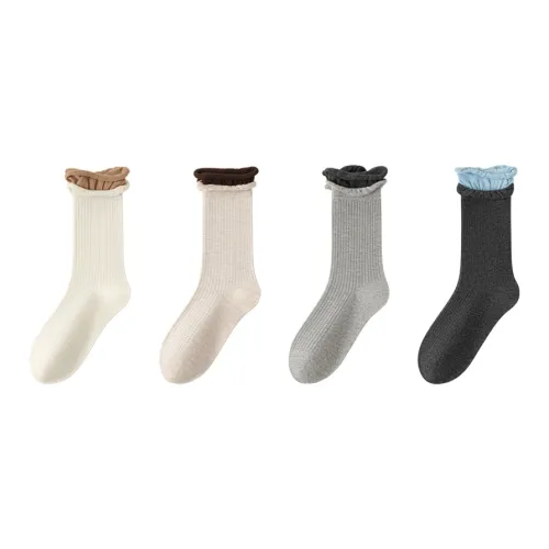 SHIWAJI Носки Crew Женские упаковка из 4 пар