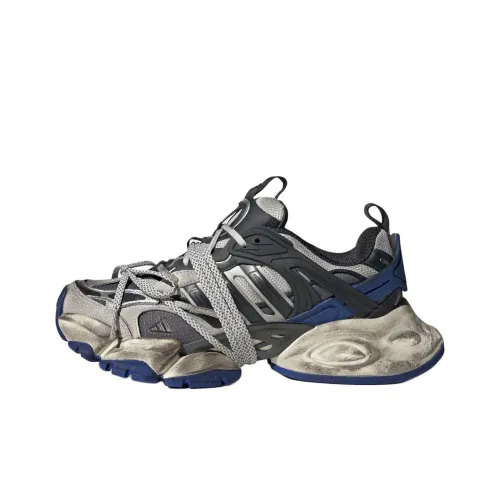 Adidas XLG RUNNER DELUXE Беговые кроссовки Низкий Топ Серый Унисекс