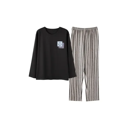 UAVAE Пижамный комплект Мужской Темно-серый