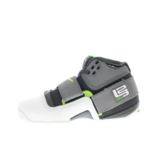 Nike Zoom Soldier Амортизация Износостойкий MID Топ Беговые кроссовки Унисекс Белый Серый