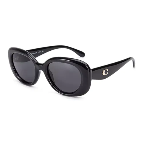 COACH OVAL SUNGLASSES Унисекс Черный