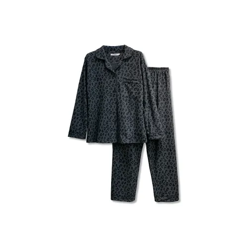 WANANNI Пижамный комплект женский черный серый