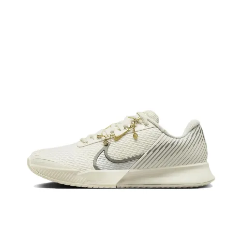 Nike Court Vapor Теннисные кроссовки Низкий топ Бежевый/Серебряный Женские