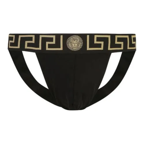 VERSACE Мужские черные трусы-бикини