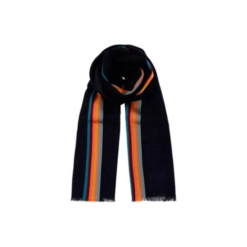 Paul Smith Шерсть Шарфы Мужской Темно-синий