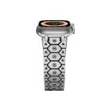 Восьмиугольный Серебряный с Черным