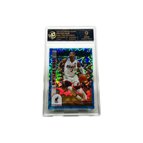 PANINI Wade Игрок Карта Miami Era Playoff Selection Amoeba Explosion Multicolor Holographic Card Certified Cards 1 Pack