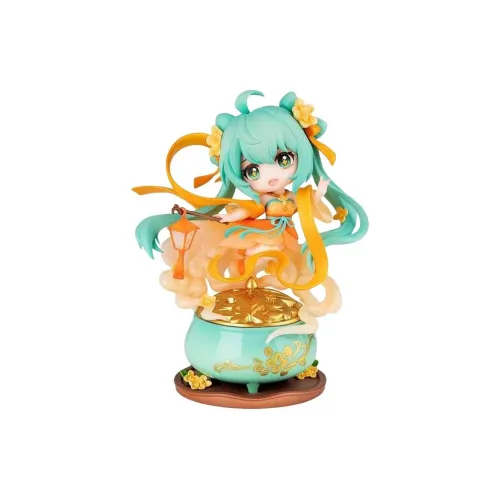 Sky-Reaching Мику Хацунэ Guque Tianxiang Miku Коллаборация Аниме мерч Hobby Model Фигурка Орнамент Чиби-стиль Фигурки