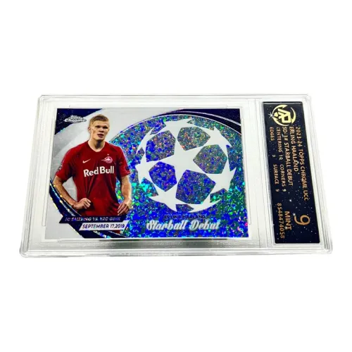 Topps Холанн Игрок Карта Дебют в Лиге Чемпионов Особенная Карта Серебряная SHATTERED Ледяная Голографическая Карта Сертифицированные Карточки 1 Упаковка