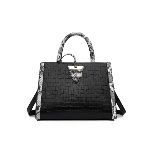 ALOENEY PU (полиуретан) Сумка Большая Женская Черная