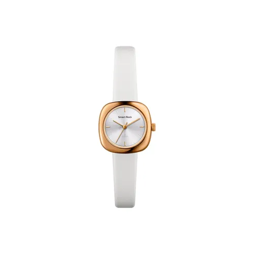 SR Модный Элегантность Кварцевый механизм Натуральная кожа Ремешок Женские часы Золотой циферблат