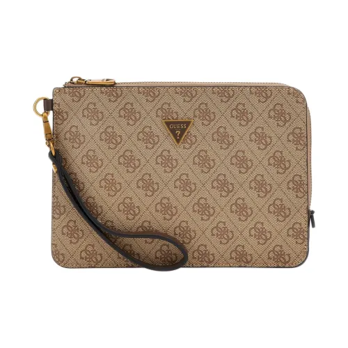 GUESS Полиуретан Клатч Мужской Светло-Коричневый