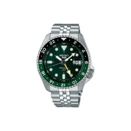 SEIKO Автоматический/Ручной Механизм Мужские Часы 42,5 мм Зеленый