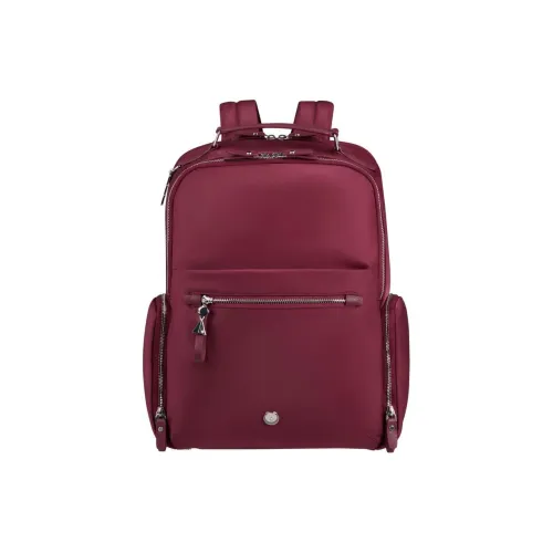 SAMSONITE Нейлон Рюкзак Женские Гранат Красный