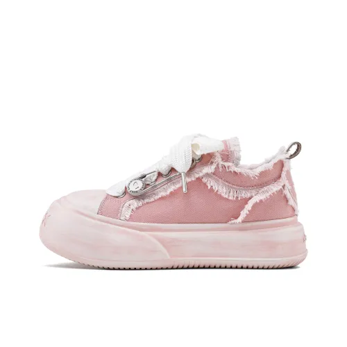 SOAP OPERA Wiping Color Series Скейтборд Кроссовки Низкие Топ Розовые Унисекс