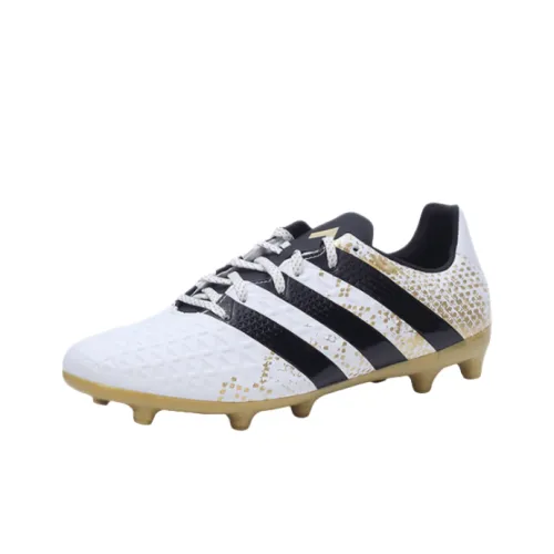 Adidas Ace 16,3 FG Твердый Грунт Противоскользящие Устойчивые к Износу Футбольные Бутсы Мужские Белые
