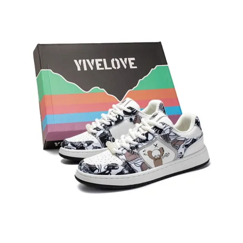 YIVELOVE Slip-resistant Abrasion-resistant Low-top Skateboard Shoes Men's YIVELOVE Противоскользящие Износостойкие Низкие Кеды для Скейтбординга Мужские