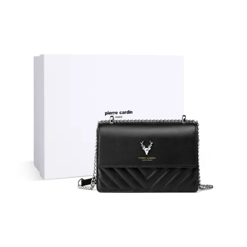 PIERRE CARDIN Мода Универсальная CHANEL Inspired Маленькая Сумка через плечо Коровья кожа Сумка на плечо Стандартная Женская