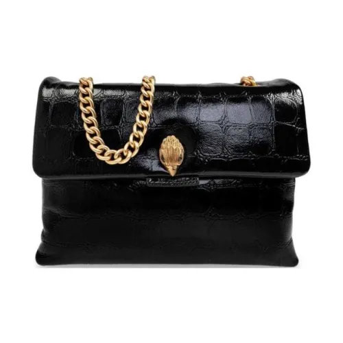 Kurt Geiger London Кожа Тоут Сумка Сумка для покупок Сумка на плечо Сумка Большая Женская Черная