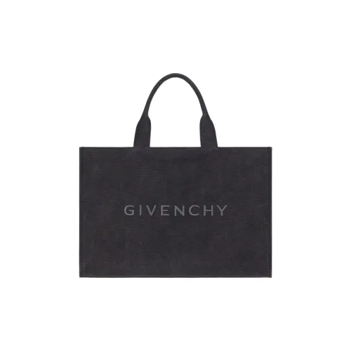 GIVENCHY Хлопок Canvas Сумка Tote Сумка Сумка для покупок Мужская Черная Сумка