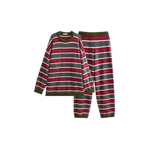 Same Language Пижамный комплект Мужской Strange Ирисовый фиолетовый Cloud Trail Серый