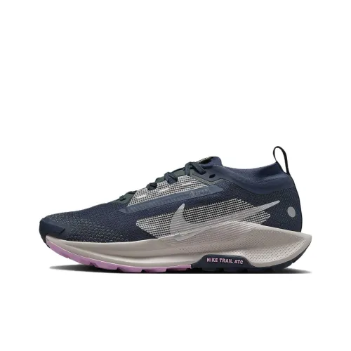 Nike Pegasus Trail 5 Slip-Resistant Низкий Топ ReactX Повседневный Бег на длинные дистанции Спринт Беговые кроссовки Женские Синий