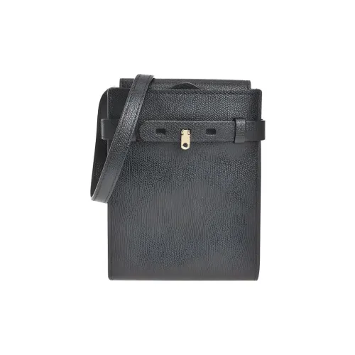 Valextra Сумка через плечо из коровьей кожи женская черная