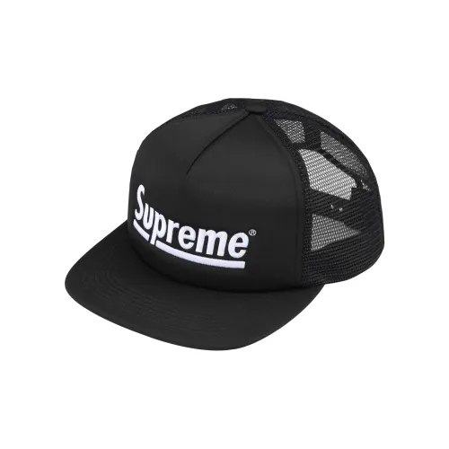 Supreme Полиэстер Кепки Унисекс Черный Желтый Красный Синий Зеленый