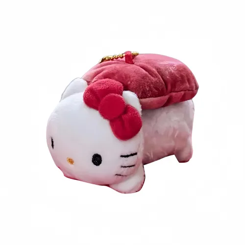 Санрио Hello Kitty Золотой Gunfish Sushi Kitty Куклы Плюшевый Брелок 10 см Рекомендуемый рост