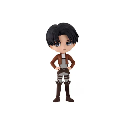 BANPRESTO Очки Factory Q Posket Attack on Titan Фигурка Леви 2 Модель B в стиле чиби